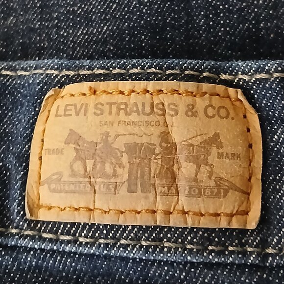 Levis 512 Jeans 10 Petite Perfectly Slimming Boot Cut Dark Wash Blue Denim - Picture 7 of 10